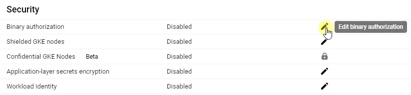 Edit Binary Authorization in Google Kubernetes Engine☁ Secure Workloads in Google Kubernetes Engine: Challenge Lab | logbook