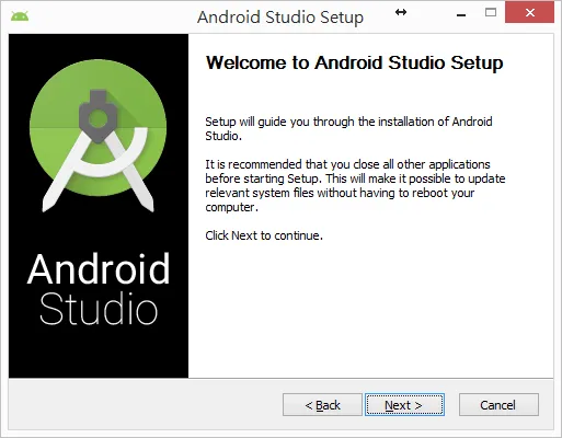 Installation of Android Studio and SDK Tools